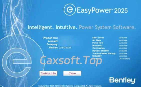 Bentley EasyPower 2025_25.00.00.8059插图 Bentley EasyPower 2025_25.00.00.8059插图